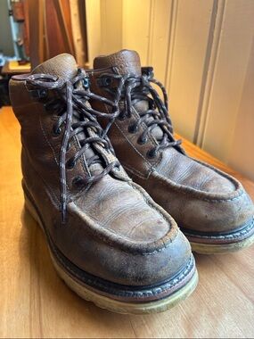 Wolverine Durashocks wedge work boots